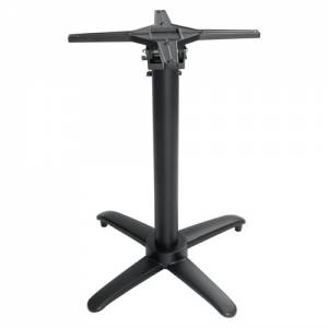 TABLE LEG FOLDING ALUMINUM BLACK DIMENSIONS. 48X48x72CM.