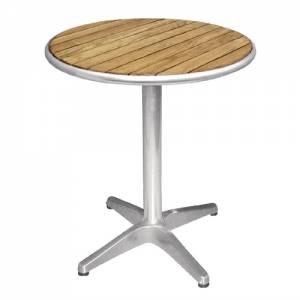 TABLE RONDE PLATEAU FRENE DIAM. 60CM.