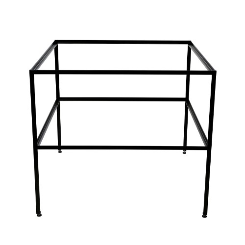 TABLE FRAME BLACK COATED DIM. 1000X1000X900MM.