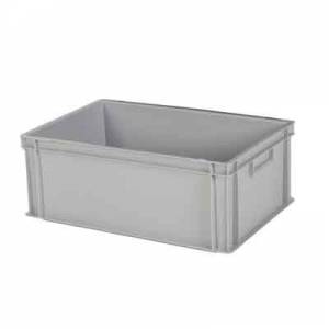STACK BIN PLASTIC DIM. 60X40CM. HGT. 32CM. INH. 64 LITER COLOR GRAY