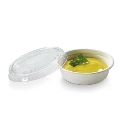 Suikerriet sausbakje inh. 30ml. diam. 6,2cm. doos à 1800 stuks