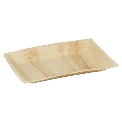 PALMENBLATTTELLER CUADRA ABM. 16X25CM. KARTON MIT 100 STÜCK