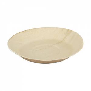 PALM LEAF PLATE DIAM. 22CM. BOX OF 100 PIECES