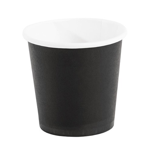 Disposable espressokopjes inh. 11cl. kleur zwart set à 1000 stuks