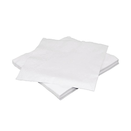 SERVIETTEN 1/4 2-LAGEN-GRÖSSE. 25X25CM. FARBE WEISS SET MIT 40 STÜCK