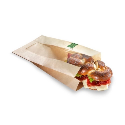 Paperwise/pla vensterzak afm. 37x16x(2x4)cm.  doos à 500 stuks