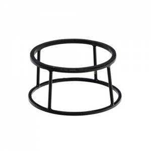 BUFFET-ERHÖHUNG DURCHM. 22/24CM. HGT. 12CM. SCHWARZ