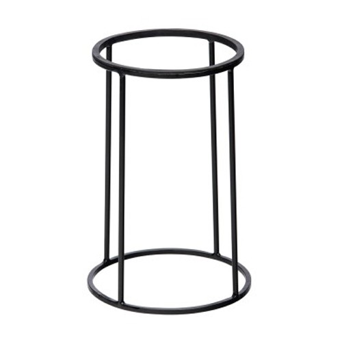 Buffetverhoger diam. 22/24cm. hgt. 36cm. zwart