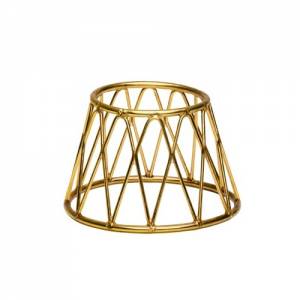 BUFFET-ERHÖHUNGSKRONE ABM. 15X10CM. HGT. 10CM. GOLD