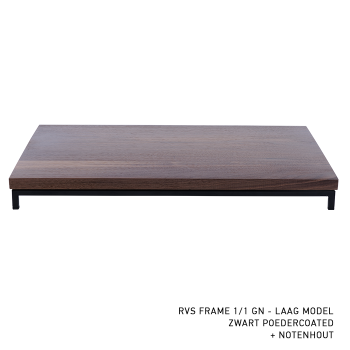 BUFFET INCREASE (EXCL. SHELF) GN 1/1 DIM. 53X32.5X (H) 3.5CM. STAINLESS STEEL BLACK COATED