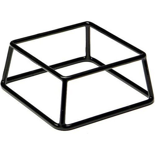 BUFFETSTÄNDER ABM. 18X18X(H)8CM. METALL MIT SCHWARZER ANTI-RUTSCH-BESCHICHTUNG MULTI