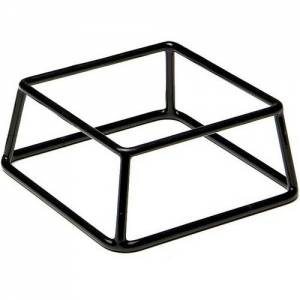 Buffetstaander afm. 18x18x(h)18cm. metaal met zwarte anti-slip coating Multi