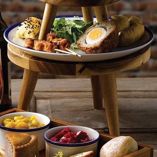 REHAUSSE BUFFET DIAM. 24CM.X(H)14.5CM. BUFFETSCAPE ALCHIMIE DU BOIS CHURCHILL