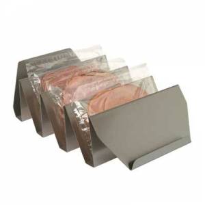 Beleginzet (5-vaks) voor coldmasterbak (80.2205) afm. 43x22,5x(h)11cm. rvs