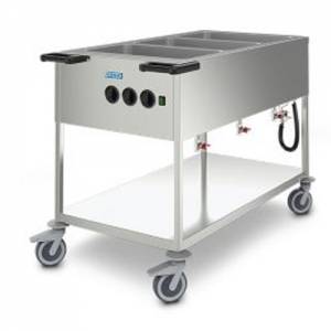 BAIN MARIE WAGEN SPA/EB-3 DIM. 125.6X67.8X90CM. HUPFER