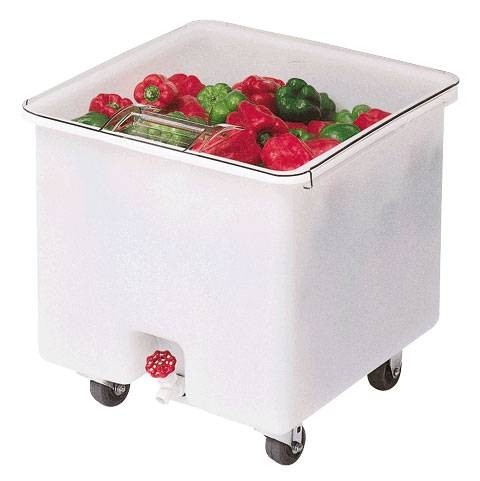 VEGETABLE CART CC32 COLOR WHITE CONTENT. 121LTR. AFM. 56X61X58.5CM. POLYETHYLENE CAMBRO
