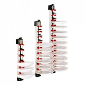 Bordenrek wandmodel Platemate  hgt. 60cm. tbv 6 stuks borden