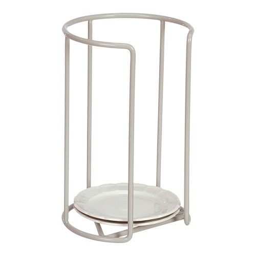 Tellerständer TBV. 45 Kaffeeuntertassen DURCHM. 15CM. FARBE: GRAU