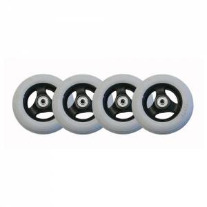 NO MORE FLAT WHEELS ROTATING DIAM. 12.5CM. SET 4 PIECES