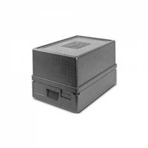 Deksel extra hoog afm 600x400x180mm. zwart Thermo Future Box