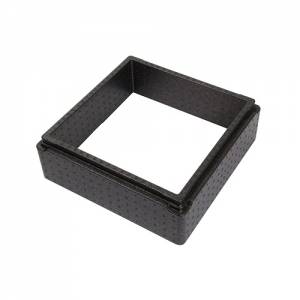 CADRE CAKE BOX DIM. 410X410X140MM. COFFRET THERMO FUTURE NOIR
