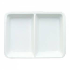DINNER PLATE 2 SECTIONS DIM 230X175X35MM. THERMO FUTURE BOX