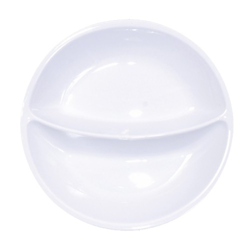 ASSIETTE PLATE 2 SECTIONS DIAM. 25,5 cm. COFFRET THERMO FUTURE BLANCHE