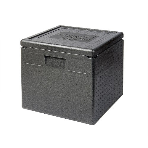 COFFRET DE TRANSPORT PIZZA CONT. 40LTR. TOP LOADER NOIR THERMO FUTURE BOX