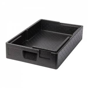 INSULATION BOX SALTO 1/1 GN 15LTR. AFM 600X400X125MM. BLACK THERMO FUTURE BOX