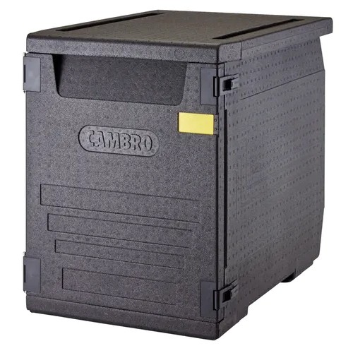BOÎTE DE TRANSPORT ISOLÉE CONT. 155 litres. CHARGEUR FRONTAL EPP4060FNR NOIR (110) CAMBRO