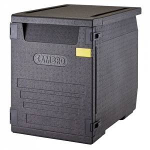 BOÎTE DE TRANSPORT ISOLÉE CONT. 155 litres. CHARGEUR FRONTAL EPP4060FNR NOIR (110) CAMBRO