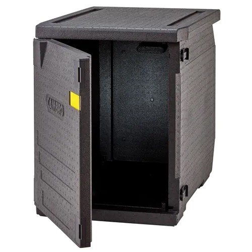 BOÎTE DE TRANSPORT ISOLÉE CONT. 155 litres. CHARGEUR FRONTAL EPP4060FNR NOIR (110) CAMBRO