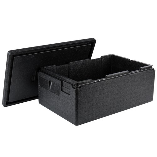 BOÎTE DE TRANSPORT ISOLÉE CONT. 35,5 litres. TOP LOADER EPP160 NOIR (110) CAMBRO