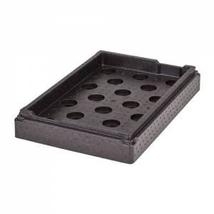 ISOLIERTE EXTENDERGRÖSSE. 600X400X87CM. EPPCTS SCHWARZ (110) CAMBRO