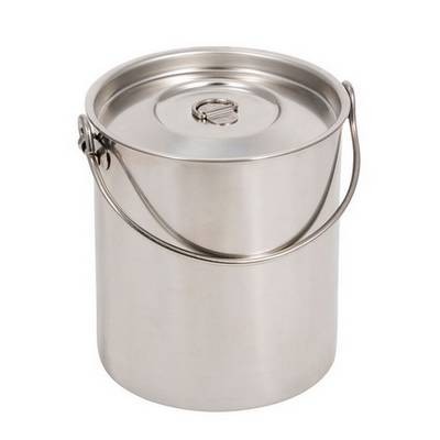 GAMEL/LEBENSMITTELBEHÄLTER Z/BUMPING EDGE EDELSTAHL 18/10 INH. 2 LITER GRÖSSE. 13X17CM. AMSTA