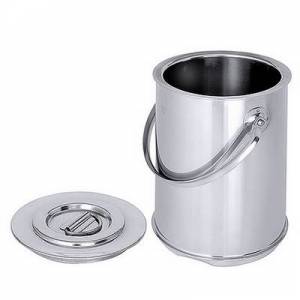 SPIEL-/LEBENSMITTELBEHÄLTER EDELSTAHL 18/10 INH. 5 LITER GRÖSSE. 21X28CM.