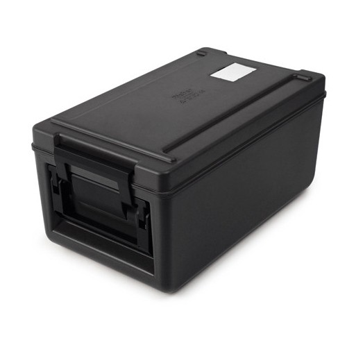 TH ERMOPORT 10 0K INH. 2 6LTR. AFM. 3 7 X 64CM. HEIGHT 30 8 . TEMP RANGE - 2 0°C. + 10 0°C COLOR BLACK RIEBER