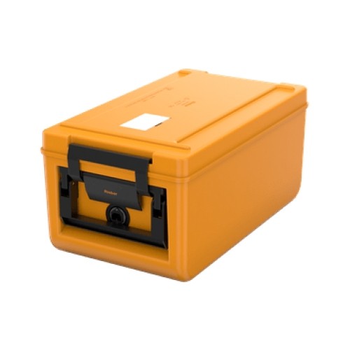 INSULATED TRANSPORT BOX THERMOPORT 100 K WITH COOLING PLATE ORANGE RIEBER