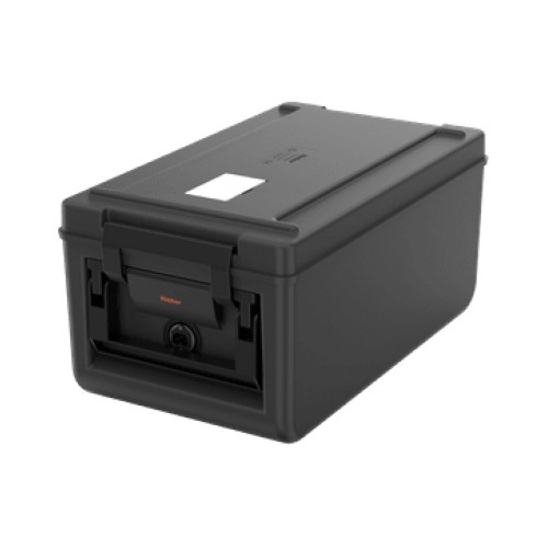 GEÏSOLEERDE TRANSPORTBOX THERMOPORT 100 K MET KOELPLAAT ZWART RIEBER 