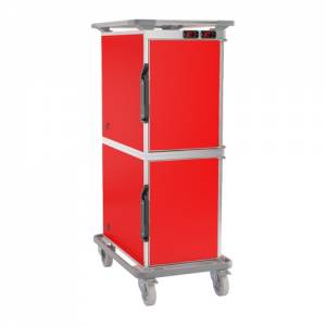 Thermobox EE180 elektrisch verwarmd cap. 6+6 X gn 1/1 afm. 525x700x1445mm.