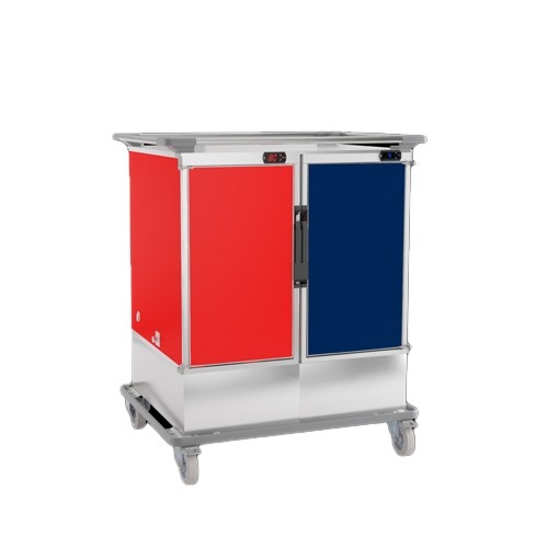 Thermobox KF240 koel/warm cap.warm 8 X gn 1/1-65 en koud 8 X gn 1/1-65 mm. afm. 920x750x1275mm. verm. 230v/1000W