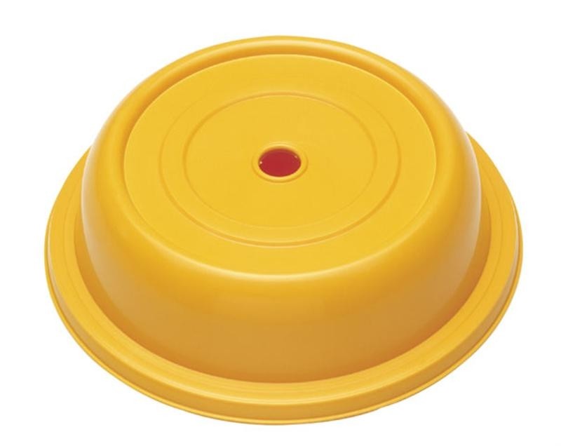PLATE COVER DIAM. 26.5CM. POLYPROPYLENE COLOR GOLDEN YELLOW