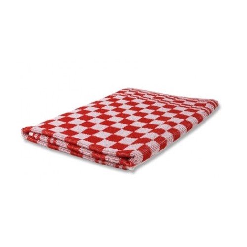 KITCHEN TOWEL DIM. 50x54CM. COLOR RED COTTON