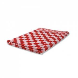 KITCHEN TOWEL DIM. 50x54CM. COLOR RED COTTON