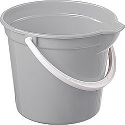 BUCKET CONT. 7.5LTR. COLOR WHITE PLASTIC