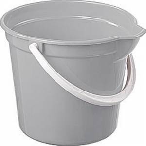 BUCKET CONT. 7.5LTR. COLOR WHITE PLASTIC