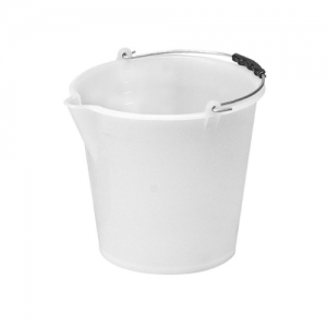 EIMER MIT ABSCHLUSSINHALT. 17LTR. PLASTIK