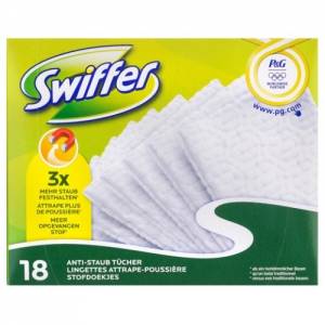 CHIFFONS DE SOL 18 PIECES POUR ESSUIE-POUSSIERES SWIFFER