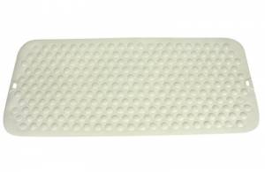 BATH MAT ANTI-SLIP SIZE 34x75CM COLOR WHITE