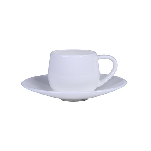 Espressoschotel Cocoon diam. 12cm. Nobel Fine Bone China